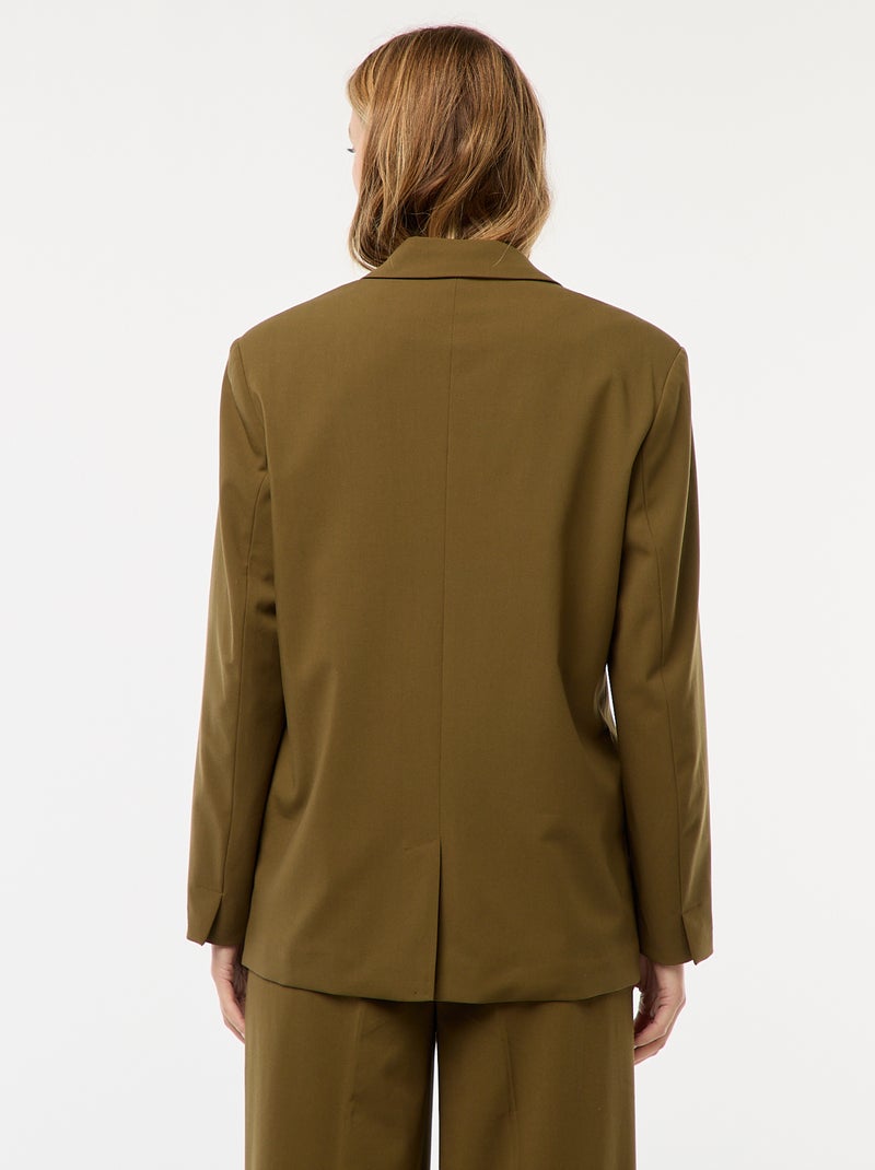 Veste de tailleur Kaki - Kiabi