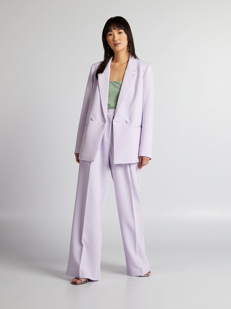 Veste de tailleur lilas - Kiabi