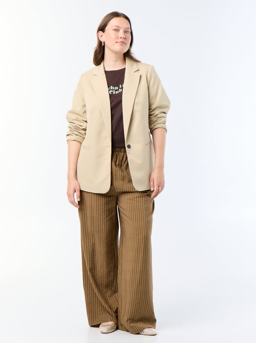 Veste de tailleur longue - Kiabi