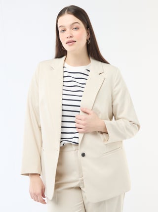 Veste de tailleur longue