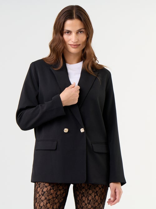 Veste de tailleur longue cintrée - Kiabi Veste de tailleur longue cintrée - Kiabi