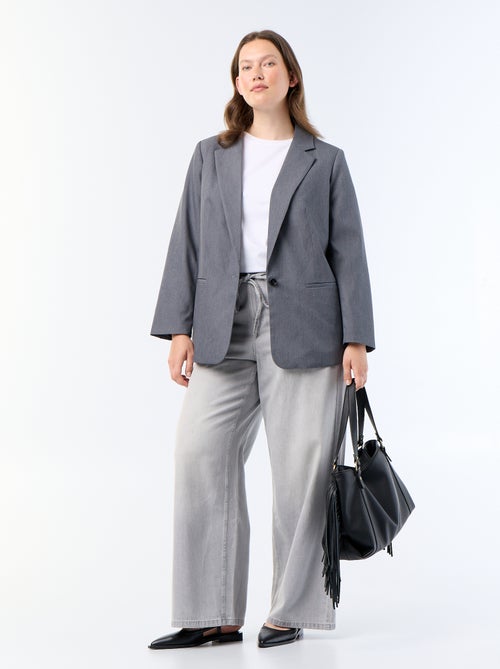 Veste de tailleur longue - Kiabi