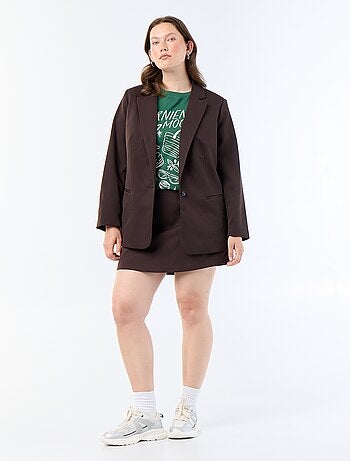Veste de tailleur longue