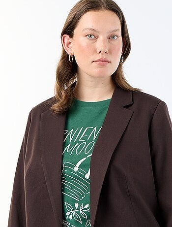 Veste de tailleur longue