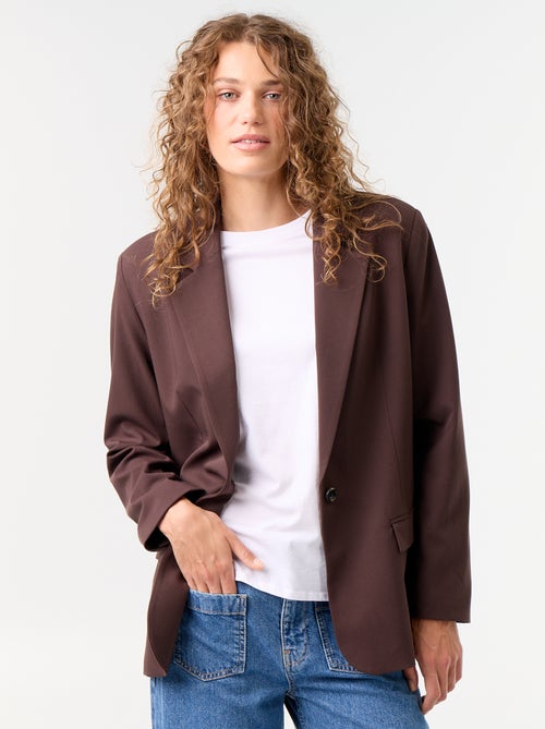 Veste de tailleur longue - Kiabi