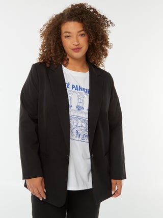 Veste de tailleur longue