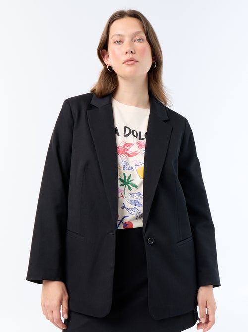 Veste de tailleur longue - Kiabi