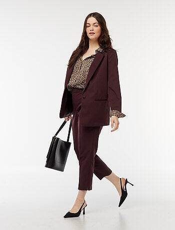 Veste de tailleur longue
