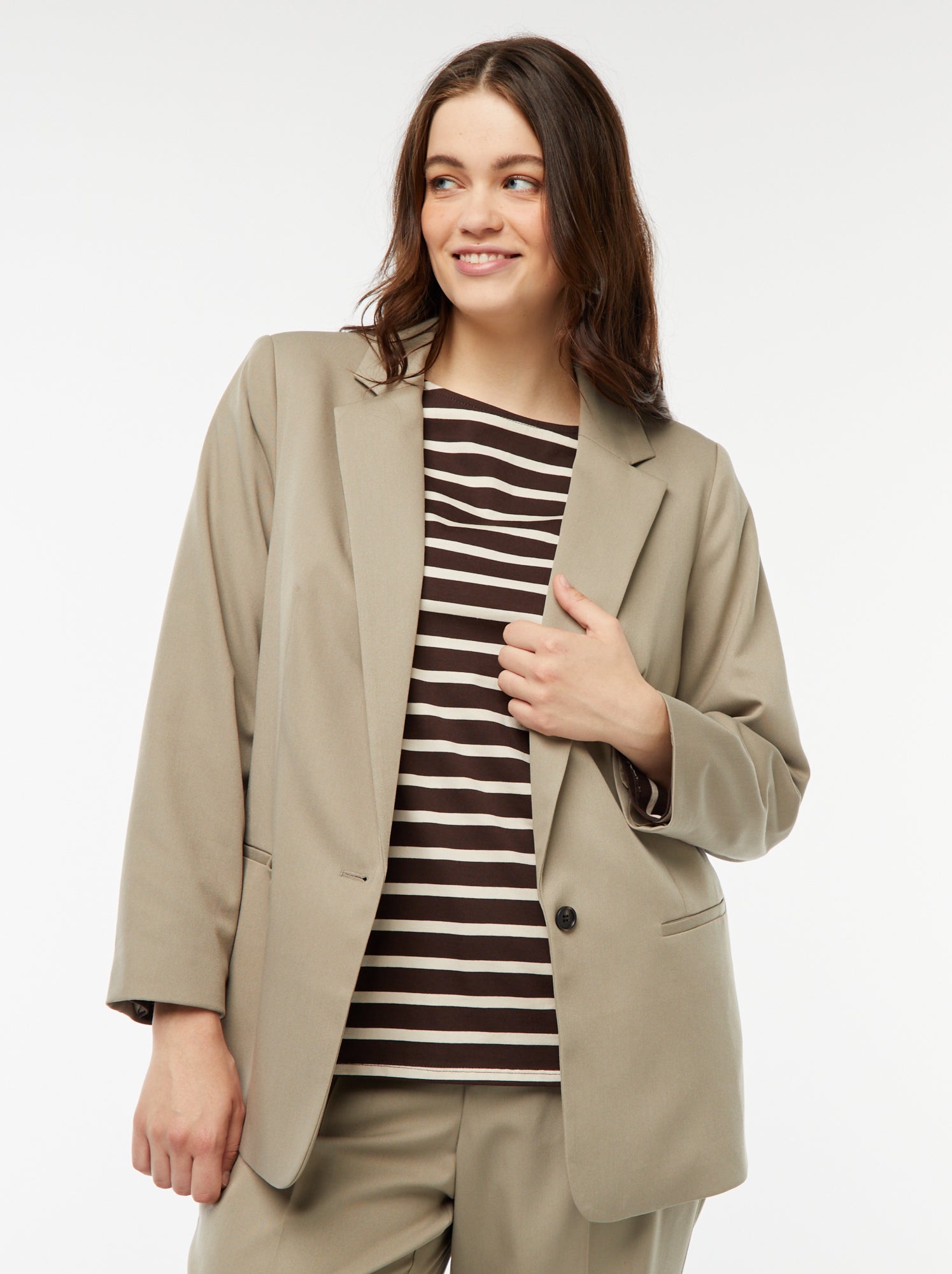 Veste de tailleur longue