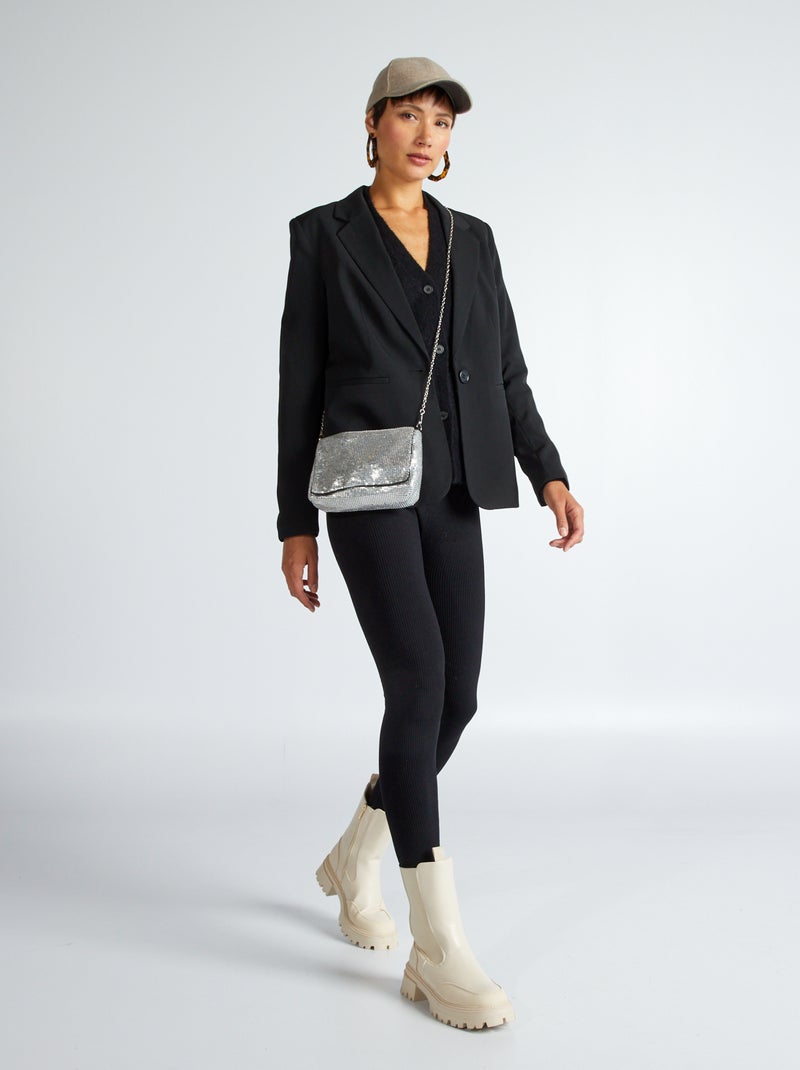 Veste de tailleur noir - Kiabi