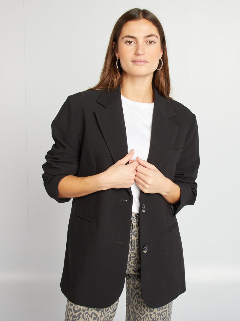 Veste de tailleur noir - Kiabi