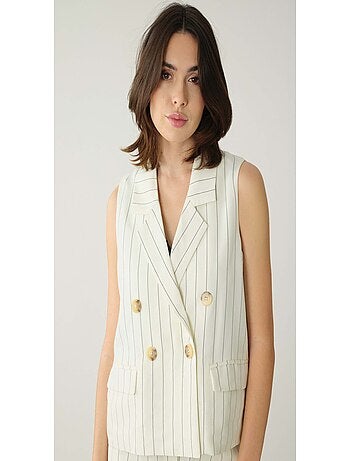 Veste de tailleur sans manches 'Deeluxe'