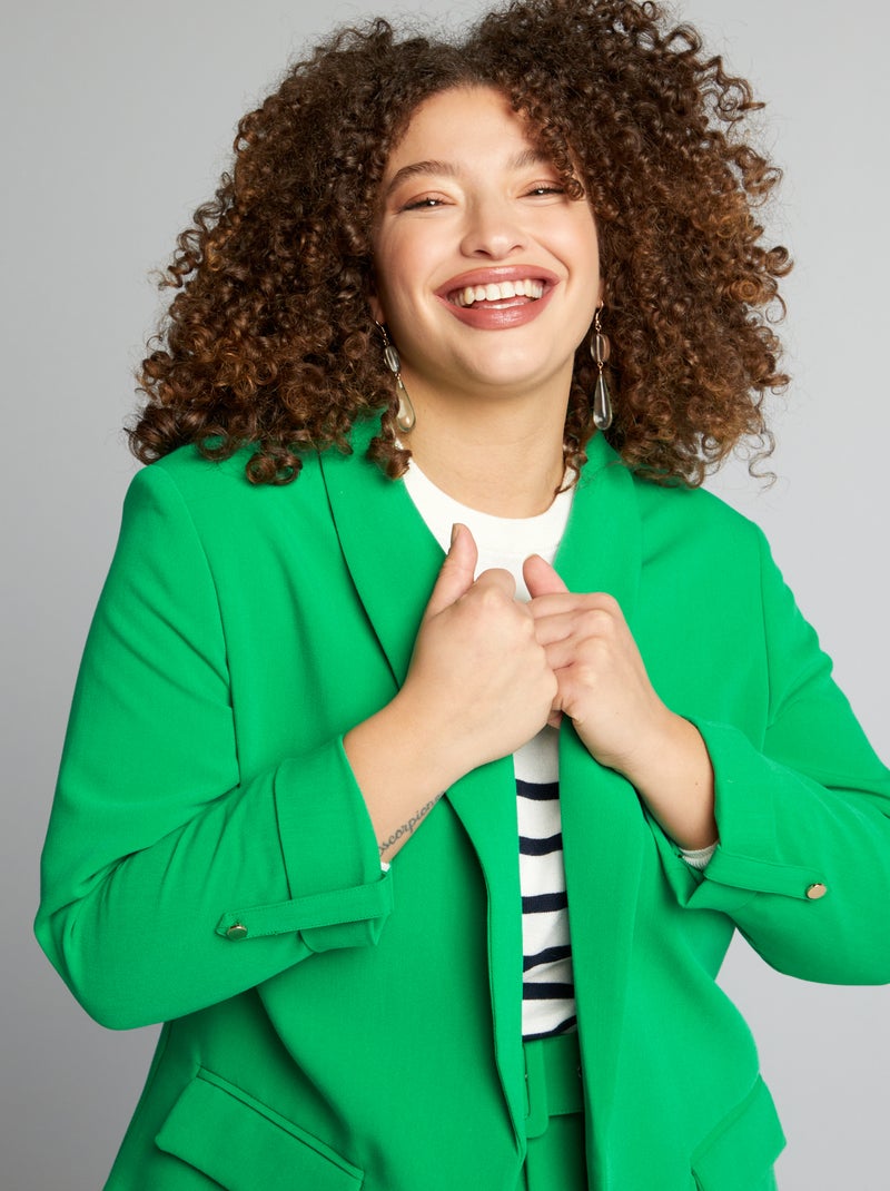 Veste de tailleur Vert - Kiabi