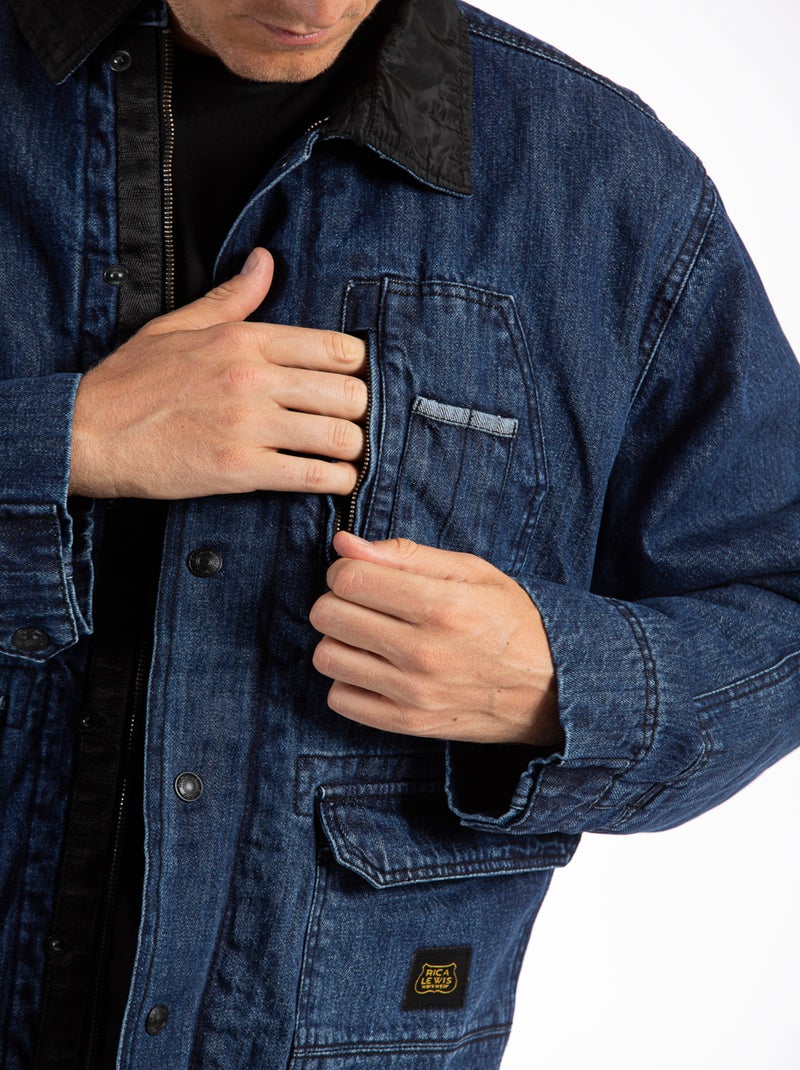 Veste de travail en denim épais NEVADA  'Rica Lewis' Bleu - Kiabi