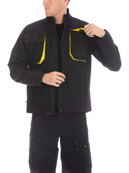 Veste de travail technique en bi-stretch GRID - Kiabi Veste de travail technique en bi-stretch GRID - Kiabi