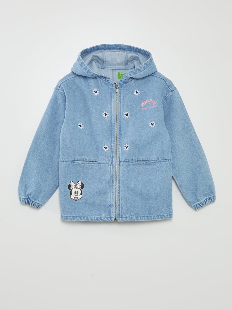 Veste denim à capuche 'Minnie' de 'Disney' Bleu - Kiabi