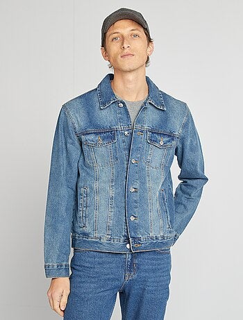 Veste denim boutonnée