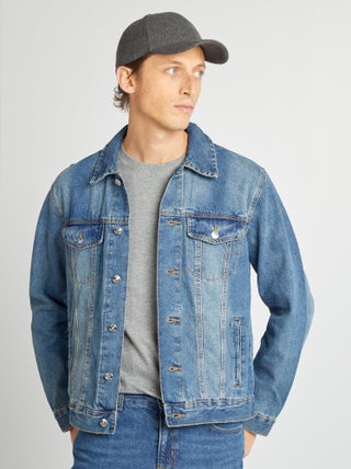 Veste denim boutonnée