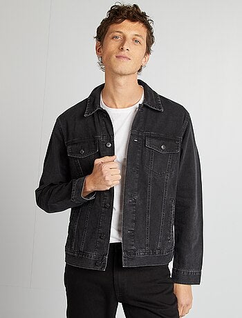Veste denim boutonnée
