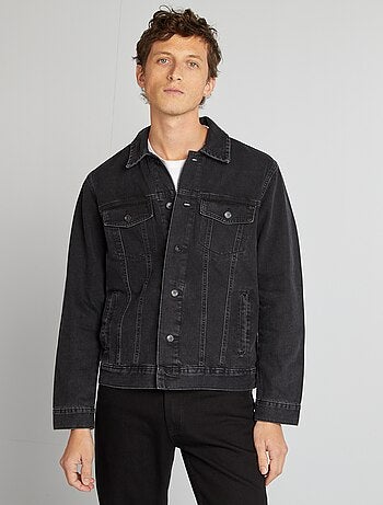 Veste denim boutonnée