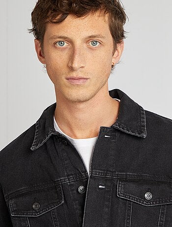 Veste denim boutonnée