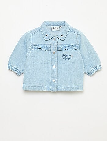 Veste denim imprimé 'Minnie'