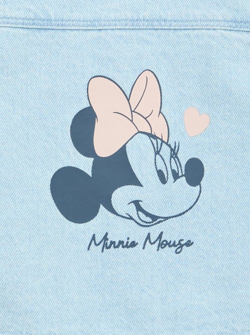 Veste denim imprimé 'Minnie' - Kiabi