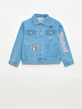Veste denim 'Stitch' boutonnée