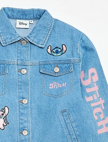 Veste denim 'Stitch' boutonnée