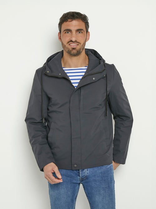 Veste déperlante chaude à capuche - Kiabi
