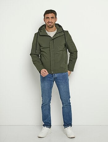 Veste déperlante chaude à capuche