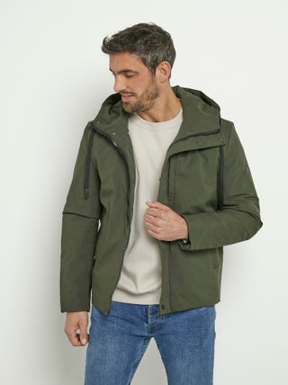 Veste déperlante chaude à capuche