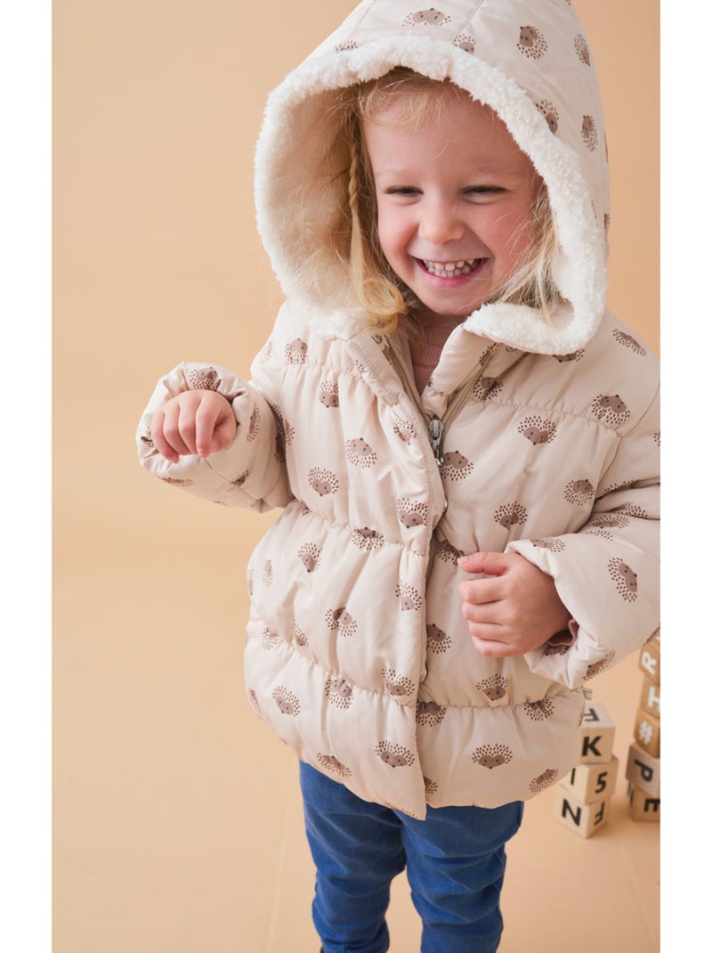 Veste déperlante, Groloudoux® et Sherpa Noukie's Rose - Kiabi