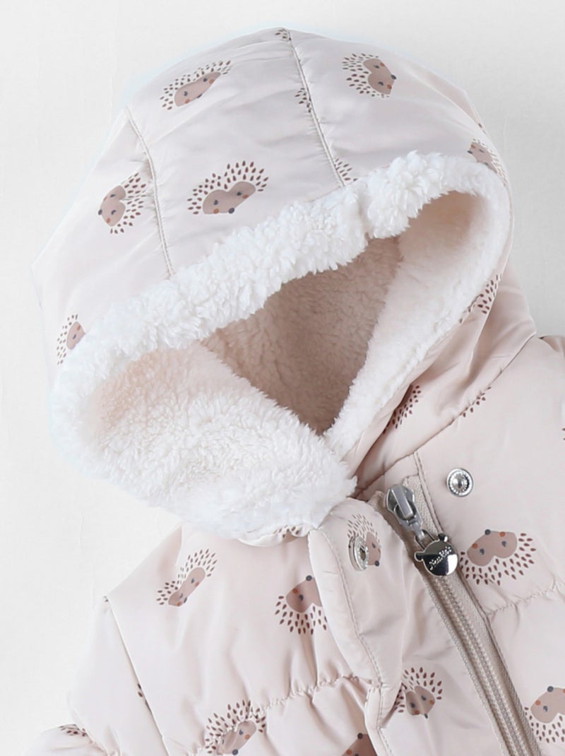 Veste déperlante, Groloudoux® et Sherpa Noukie's Rose - Kiabi