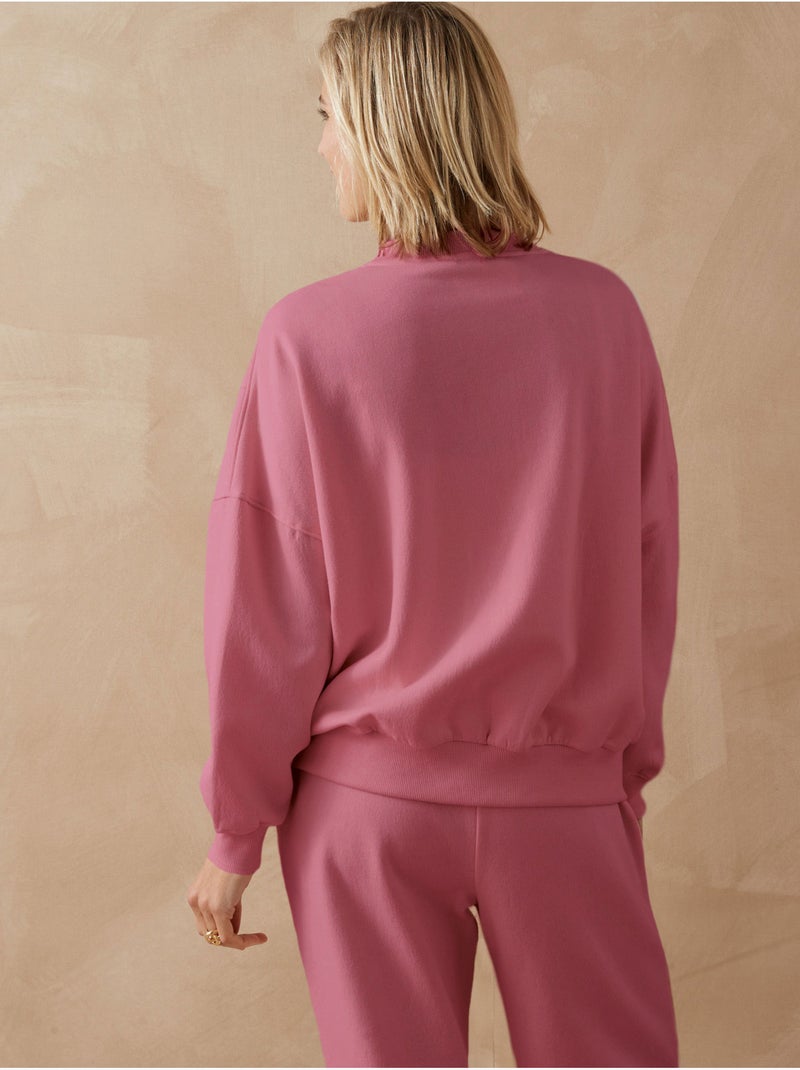 Veste détente molletonnée - DAXON Vieux rose - Kiabi