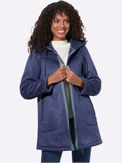 Veste D'extérieur Aspect Peau D'agneau - Taille Standard - Witt - Kiabi Veste D'extérieur Aspect Peau D'agneau - Taille Standard - Witt - Kiabi