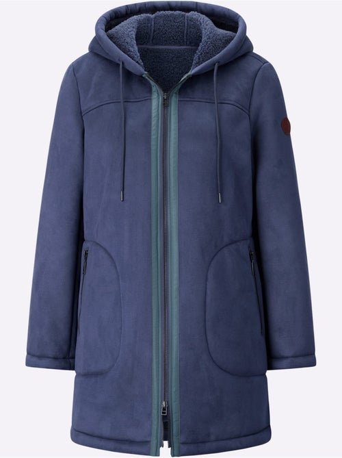Veste D'extérieur Aspect Peau D'agneau - Taille Standard - Witt - Kiabi Veste D'extérieur Aspect Peau D'agneau - Taille Standard - Witt - Kiabi