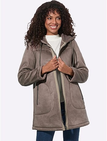 Veste d'extérieur aspect peau d'agneau - taille standard - witt