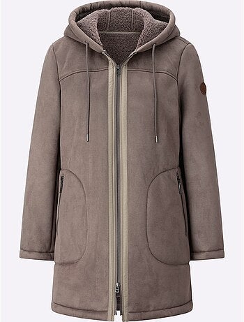 Veste d'extérieur aspect peau d'agneau - taille standard - witt