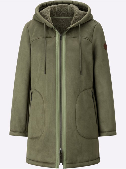 Veste D'extérieur Aspect Peau D'agneau - Taille Standard - Witt - Kiabi Veste D'extérieur Aspect Peau D'agneau - Taille Standard - Witt - Kiabi