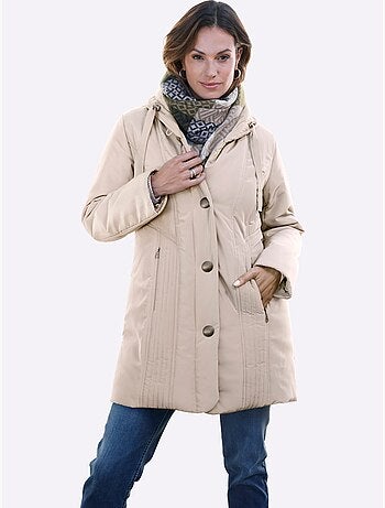 Veste d'extérieur col châle affinant - taille standard - witt