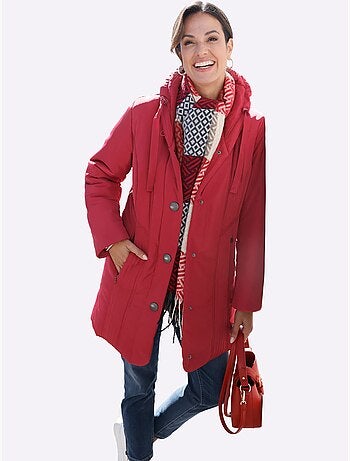 Veste d'extérieur col châle affinant - taille standard - witt