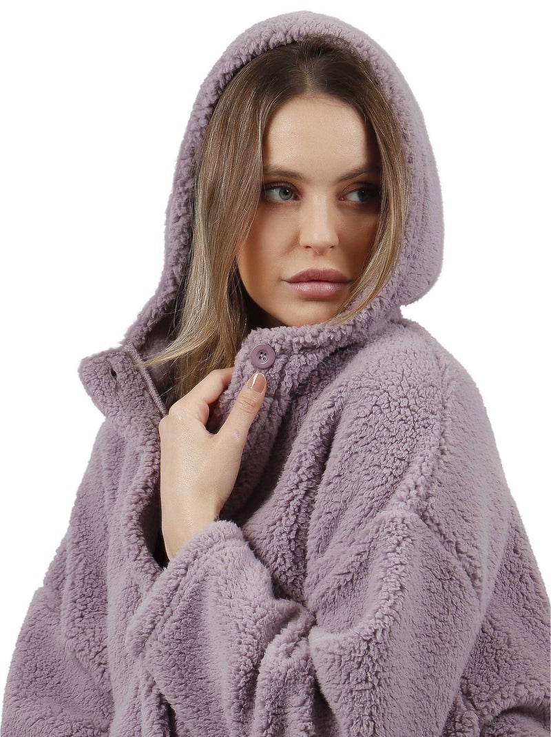 Veste d'intérieur Comfort Home Violet - Kiabi