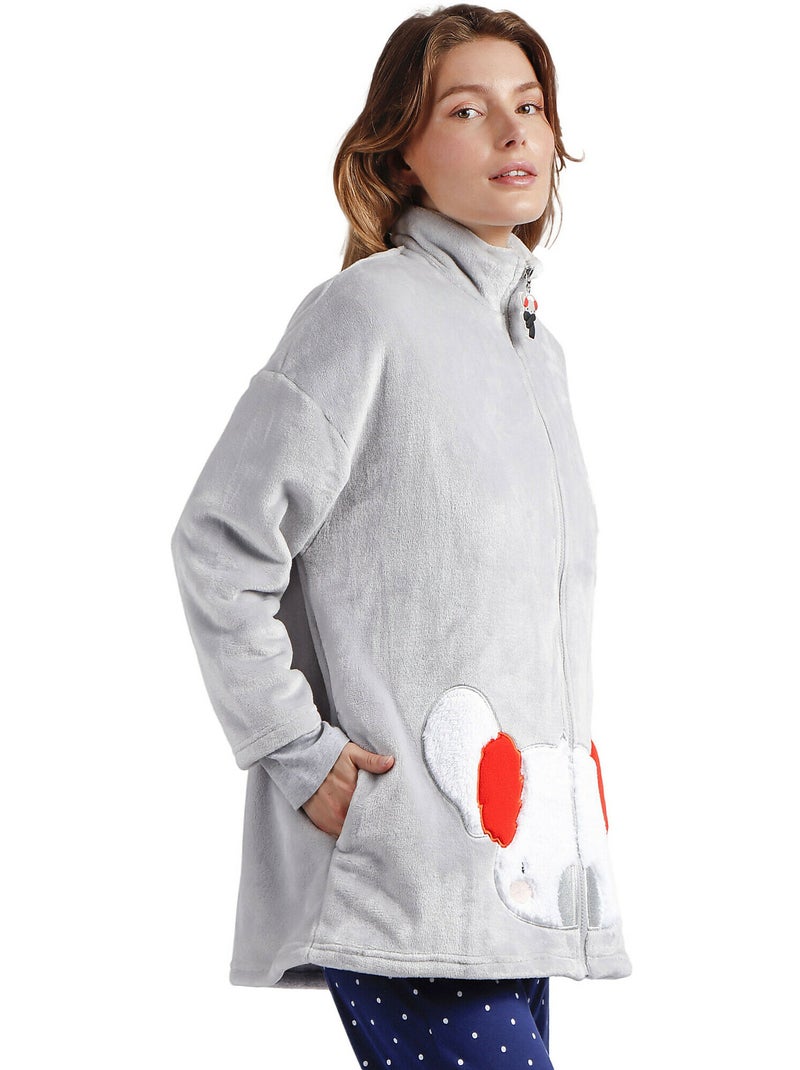 Veste d'intérieur Good Morning Mouse Gris - Kiabi
