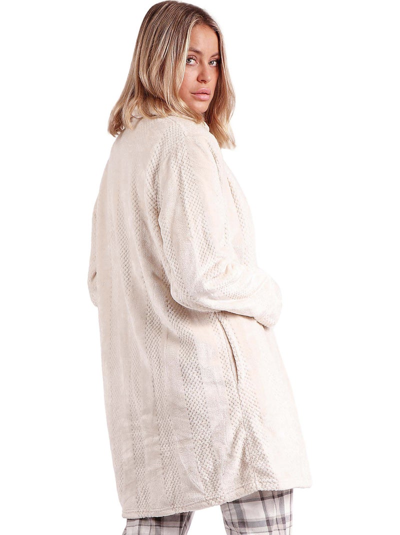 Veste d'intérieur Indian Scarf Beige - Kiabi