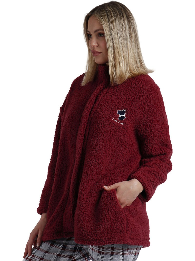 Veste d'intérieur LouLou GoodNight Bordeaux - Kiabi