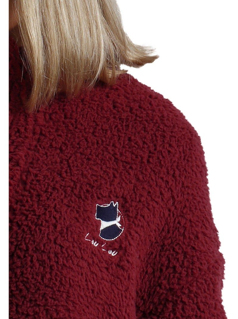 Veste d'intérieur LouLou GoodNight Bordeaux - Kiabi