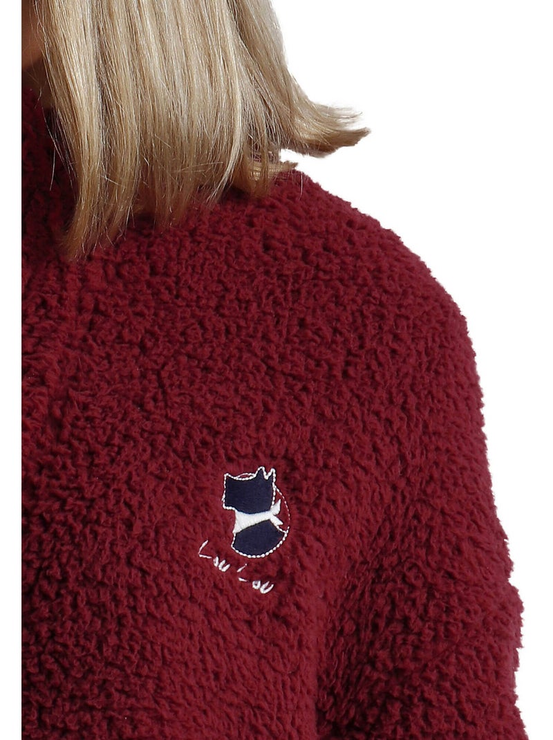 Veste d'intérieur LouLou GoodNight Bordeaux - Kiabi