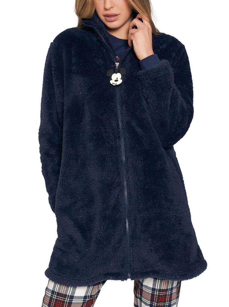 Veste d'intérieur Mickey College Disney Bleu marine - Kiabi