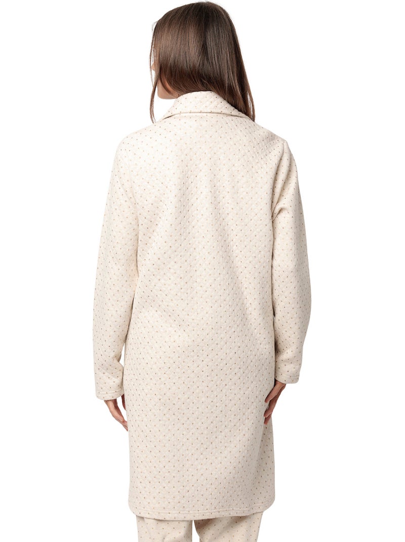 Veste d'intérieur Organic Dots Beige - Kiabi